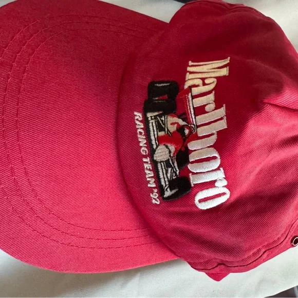 Marlboro Racing Team Red Cap Vintage - Picture 2 of 4